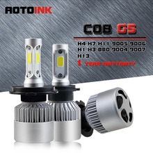 AOTOINK Car Headlight H4 H7 LED H8/H11 HB3/9005 HB4/9006 LED Fog Lamp 880 H1 9012 H13 72W 8000lm Auto Bulb Headlamp 6500K 2024 - buy cheap