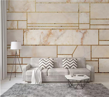 Wellyu-papel de parede para quarto de parede personalizado, moderna, minimalista, jazz, branco, geométrico, mármore, tapete 3d de parede 2024 - compre barato
