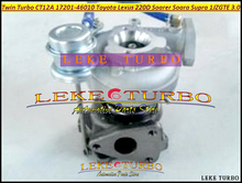 Twin Turbo CT12A 17208-46010 Turbocharger For TOYOTA Chaser Cresta Soarer Supra Verossa Mark Lexus 220D 90- 1JZGTE 1JZ-GTE 2.5L 2024 - buy cheap