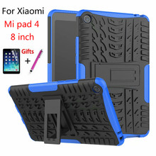 Capa resistente para xiaomi mi pad 4 mipad4 8 mi pad4 mipad 4 8.0 capa 2 em 1 híbrido resistente e durável capa de tablet + presentes 2024 - compre barato