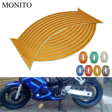 2019 Motorcycle Wheel Sticker Reflective Decals Rim Tape Strip For Suzuki GSF600 Bandit GS1000 GS500 GSX1100F Katana Accessories 2024 - buy cheap