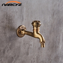 Wholesale And Retail Free Shipping Wall Mounted Washing Machine Faucet Brass Mop Pool Cold Water Tap XSQ1-18 2024 - buy cheap