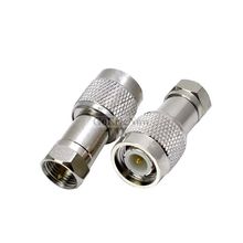 Adaptador de conector RF Coaxial TNC macho a F tipo hembra/macho, 5 piezas, sistema británico 2024 - compra barato