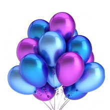 10Pcs  Glossy Pearl Latex Balloons  Colorful Balloons Happy Birthday Party  Globos DIY Kids Toys Gift Supplies【Not metal latex 】 2024 - купить недорого