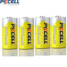 PKCELL-batería recargable nimh, 1,2 v, tamaño C, 5000mAh, química, para cámaras digitales, reproductor de CD, 4 Uds. 2024 - compra barato