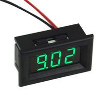 Digital DC Voltmeter DC 3.0-30V Voltage Tester Green Led Voltmeter Mini Voltmeter Car 12V 24V 0.36"DC Voltage Meter 2024 - buy cheap