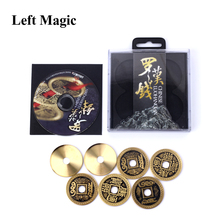Chinese LuohanQian (Size As Morgan Coin 38mm) Deluxe Chinese Ancient Coin Set Magic Tricks Appearing/Vanishing Close Up Props 2024 - buy cheap