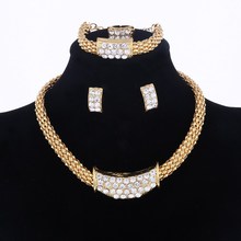 Conjuntos de joias femininas com pérolas africanas, conjunto de joias douradas estilo dubai, casamento e noivado, acessórios de moda feminina 2024 - compre barato