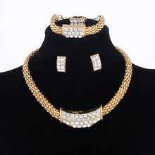 Nigeria Jewelry Sets for Women Africa Beads Jewelry Set Dubai Gold Wedding Bridal Fashion Jewelry Sets Womens Accessories 2024 - buy cheap