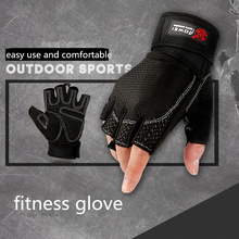 Guantes de gimnasio para hombre y mujer, protectores de manos sin dedos para entrenamiento de construcción, Fitness, ejercicio, peso, protección de muñeca, 1 par 2024 - compra barato