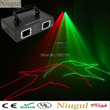 Niugul 2 Lens Scan Red Green RG Beam Pattern Laser,Beam Effect Lights,DMX DJ Party Club Bar Holiday Wedding Show Stage Lighting 2024 - buy cheap