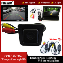 FUWAYDA Wireless CCD Car RearView Camera for Mercedes-Benz S-Class S-Klasse GLK300 GLK350 with 4.3 Inch foldable LCD TFT Monitor 2024 - buy cheap