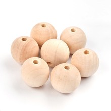 50pc Wooden Beads Lead Free Round Moccasin For DIY Jewelry Making Necklaces Bracelets Pandahall,10/12/14/20mm,Wholesale 2024 - buy cheap