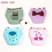 Joyo roy Baby Shorts As Baby Diaper Cover Cotton Gauze Pants Cotton Washable Diapers Children Waterproof Urine UnderwearR 2024 - buy cheap
