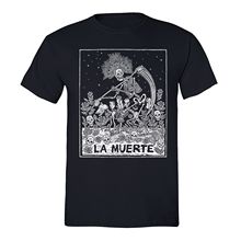 2019 Hot Sale New Men'S Sugar Skull Day of The Dead Shirt Mexican Flower Dia Los Muertos Tshirt Black Summer  Fashion 2024 - buy cheap