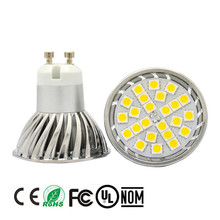 50Pcs GU10 LED Spotlight Lampada LED Lamp 220V 24 SMD5050  Dimmable SpotLight Lamparas LED Bulbs GU 10 Christmas Home Lighting 2024 - buy cheap