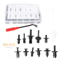 Door Panel Fender Liner 350pcs Car Bumper Retainer Rivet Fastener Clips Trim Panel Hood Screwdriver Kit with Screwdriver tool 2024 - buy cheap