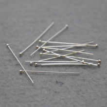 100PCS Metal Hardware Fittings for Accessory Ornaments Pins Flat needle DIY Silver-plate for Earrings Bracelet Machining parts 2024 - buy cheap