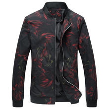 Drop Shipping 2020 New Autumn men floral jackets stand collar bomber jacket and coat S-5XL AXP215 2024 - buy cheap