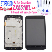 5.5'' for Asus Zenfone Zoom ZX551ML LCD Display Touch Screen Digitizer Assembly with Frame Screen Replacement ZOOM Z00XS LCD 2024 - buy cheap