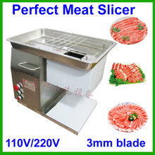 110V/220V Electric Desktop Sainless Steel Meat Cutter Slicer Meat Cutting Machine Fast Free shipping 2024 - buy cheap
