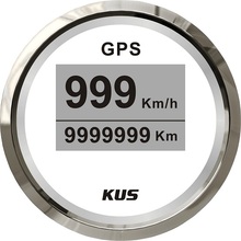 52mm KUS digital GPS speedometer 0-999Knots with mating antenna for boat, marine, yacht 2024 - buy cheap
