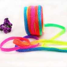 Rainbow Curve Nylon Lace 11mm Trim Centipede Braided Ribbon Fabric Handmade DIY Clothes Sewing Supplies Craft Accessories 5yards 2024 - buy cheap