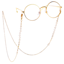 Cadena de Metal para gafas de lectura para mujer, soporte para gafas de sol, correa para el cuello, cordón 2024 - compra barato
