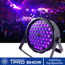 UV Light LED Par 54x3W UV Disco Light Flat Strobescope Stage Lighting Effect Dmx Sound Control Blacklight Party Dark Performance 2024 - buy cheap