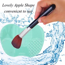 Make Up Silicone Makeup Brush Cleaning Mat Pad Washing Tools Hand Tool Scrubber Board Washing Cosmetic Brush Cleaner With Sucker 2024 - buy cheap