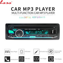 LaBo-Radio con Bluetooth para coche, reproductor estéreo con AUX-IN de teléfono, MP3, FM/SD/USB, control remoto, Audio, 12V, 1 din 2024 - compra barato