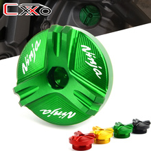 Tapón de llenado de aceite de motor CNC, tapa de depósito para KAWASAKI NINJA ZX-12R, ZX14R/ABS, ZX6R/ZX600/ZX636, ZX6RR, ZX9R, M30 x 1,5 2024 - compra barato