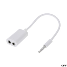 Adaptador aux macho para carro, 3.5mm, entrada dupla 3.5mm, para fones de ouvido, cabo para carro, atacado, may29 2024 - compre barato