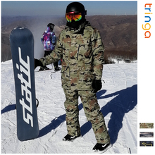 Ski Suit Men Winter New Outdoor Windproof Waterproof Thermal Male Snow Pants Sets Skiing And Snowboarding Ski Jacket Men Brands 2024 - buy cheap