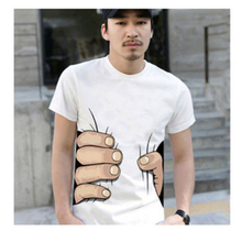 Cool Fashion Men's Summer Clothing O-neck Short Sleeve Men Shirts 3D Big Hand T Shirt men T Shirts Tops Tees KH668029 2024 - buy cheap