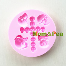 Mom & Pea-molde de silicona con forma de calavera y Cruz para decoración de tartas, Fondant, 3D, Grado Alimenticio, 1175 envío gratis 2024 - compra barato