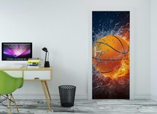 Настенная 3d-наклейка с изображением баскетбола на заказ 2024 - купить недорого