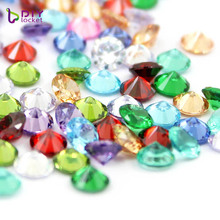 12pcs/lot Round Zircon Birthstones Charms 12 Colors Flating Charms For Diy Fit For Locket Pendant LSFC476 2024 - buy cheap