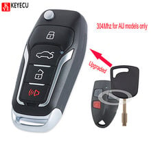 keyecu Intelligent DIY Upgraded Flip Remote Car Key Fob 304MHz 4D60 for Ford Falcon FPV XR6 XR8 2 & 3 Series 1999-2002 Australia 2024 - buy cheap