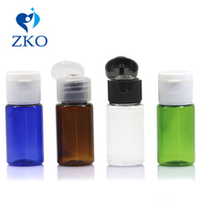 10ml White/Black Plastic Flip Top Cap For Cosmetic Container Empty Multicolor Plastic Shampoo Mini Refillable Squeeze Bottles 2024 - buy cheap