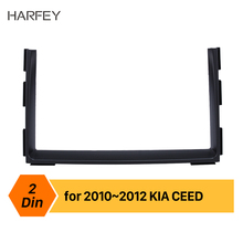 Harfey-Radio de coche 2 Din Fascia DVD Gps marco decorativo para 2010 2011 2012 KIA CEED Dash Mount Surround Panel Kit de ajuste 2024 - compra barato