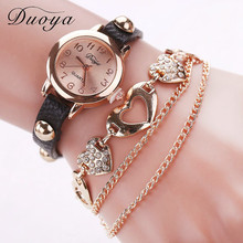 DUOYA-Reloj de pulsera con colgante de corazón para mujer, accesorio de moda de gran calidad, de lujo, 533 2024 - compra barato