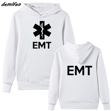 Fashion Fleece Hoodie EMT EMS Paramedic Emergency Medical Services Front & Back Men's Sweatshirt Hip Hop Jacket Coat Streetwear 2024 - buy cheap