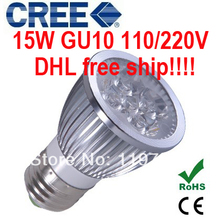 DHL Free shipping for 15W E27 LED Spotlight Super Bright LED Bulb Lighting AC85-265V LED Spot Light Warm White/Cold White 2024 - buy cheap