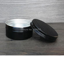 150g Black Aluminum Pot 150ML Black Metal Cans Aromatherapy Jar Aroma Essential Oil Box Cosmetic Aluminium Container 24pcs/lot 2024 - buy cheap