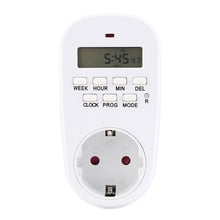 24Hour Scheduled Outlet Timer Home Appliance Interval Clock Wall Plate EU Plug Office Hotel Commercial Graded 2024 - buy cheap