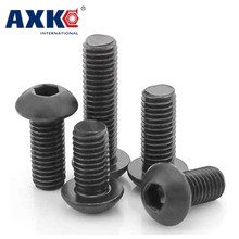 Button Head Hex Socket Cap Screw Hexagon Mushroom Pan Metric Thread Machine Bolts Alloy Steel Hardware Black 10.9 Class M5 M6 M8 2024 - buy cheap