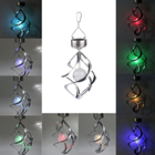 Solar Powered Color Changing Hanging Spiral Lamp Wind Spinner Garden Light - photo 2026 Solar Powered Color Changing Hanging Spiral Lamp Wind Spinner Garden Light - photo 2026