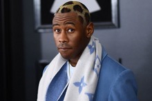 Decoración de casa Tyler the Creator estrella de la música 4-seda arte etiqueta de la pared de decoración regalo 2024 - compra barato