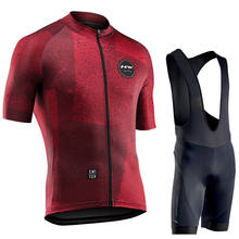 Northwave 2020, Мужская велосипедная майка, летний комплект с коротким рукавом, Maillot bib, шорты, велосипедная одежда, спортивная рубашка, одежда, костюм NW 2024 - купить недорого